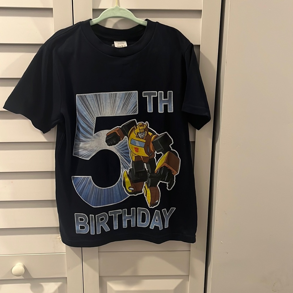 Transformers bday shirt